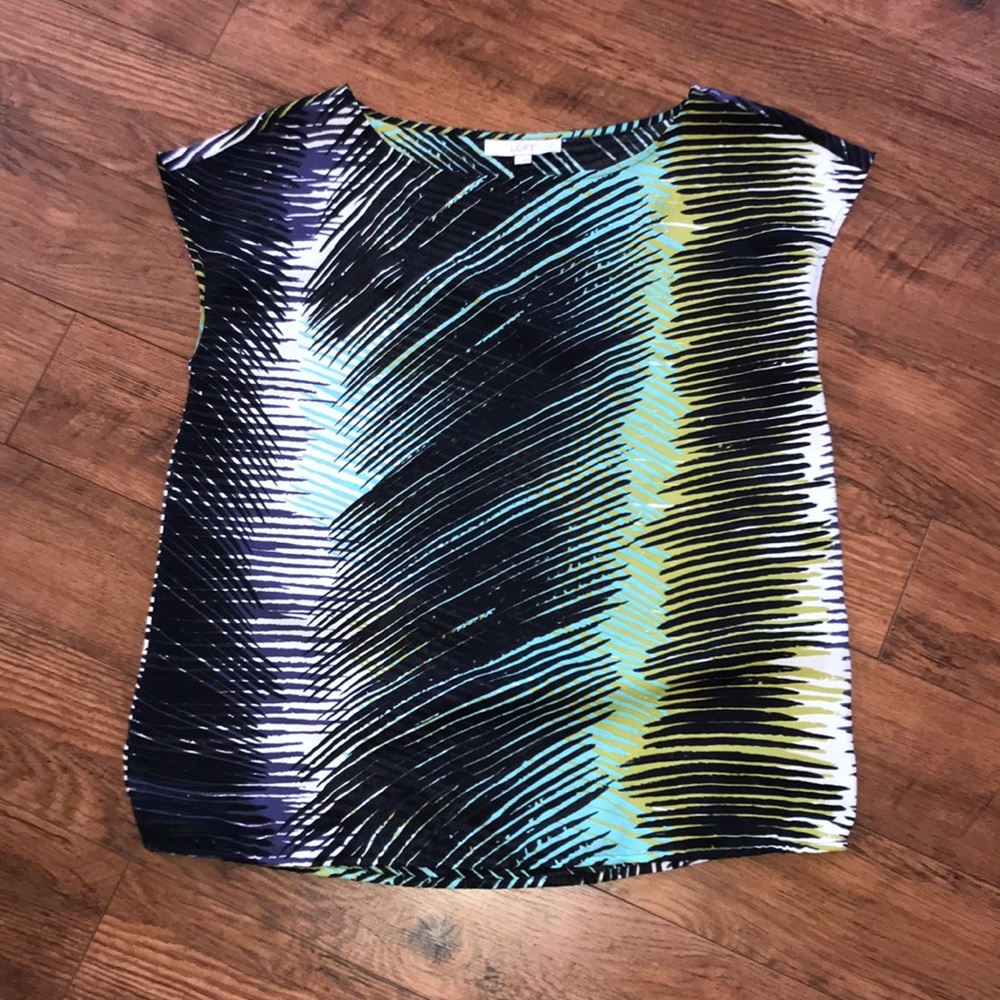 Loft Shirt Top Large EUC Summer Clothing